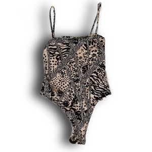 Nwt Party Animal Slinky High Leg Bodysuit. Size 8/Medium